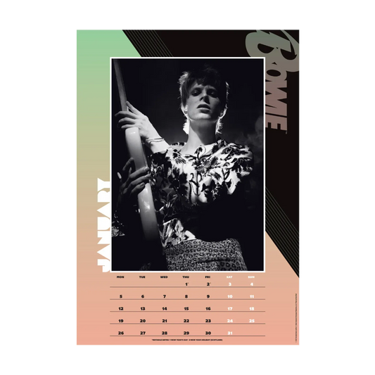Bowie 16 Month A3 2026 Calendar