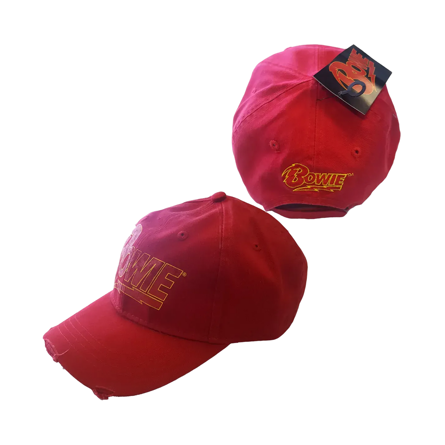 Bowie Flash Logo Red Baseball Cap