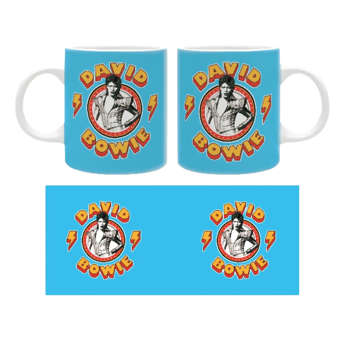 David Bowie Block Mug