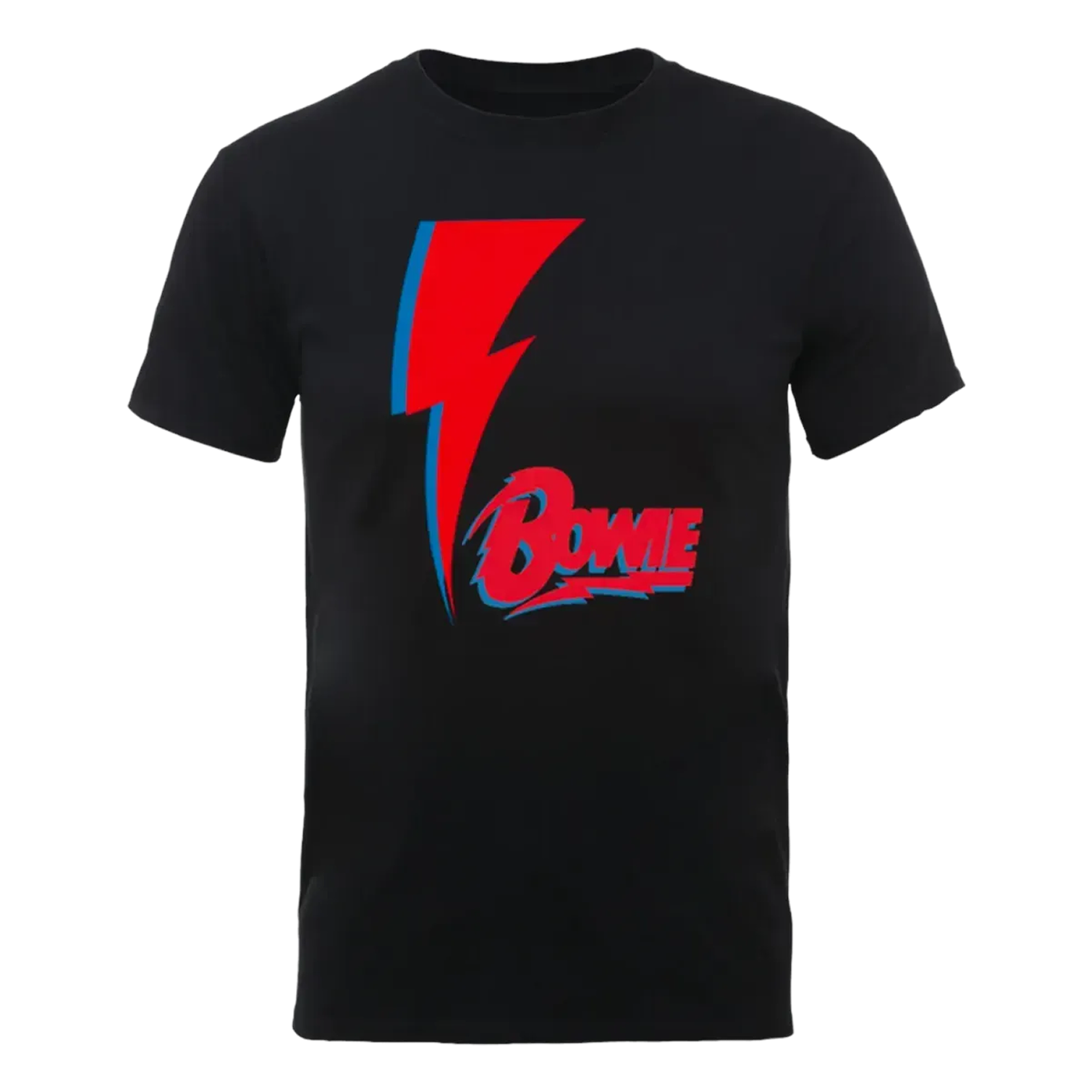Maglietta Uomo Rockoff Trade – David Bowie Halftone Flash – 100% Cotone – Taglie S-XL