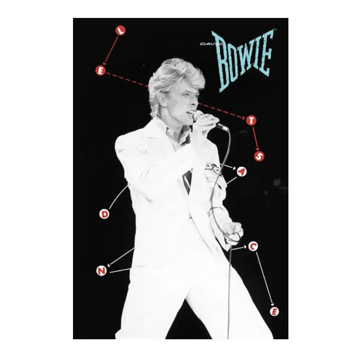 David Bowie Dance Poster
