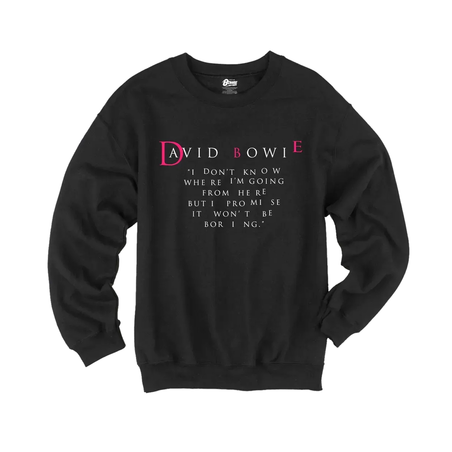 David Bowie I Don't Know Crew Neck Sweatshirt