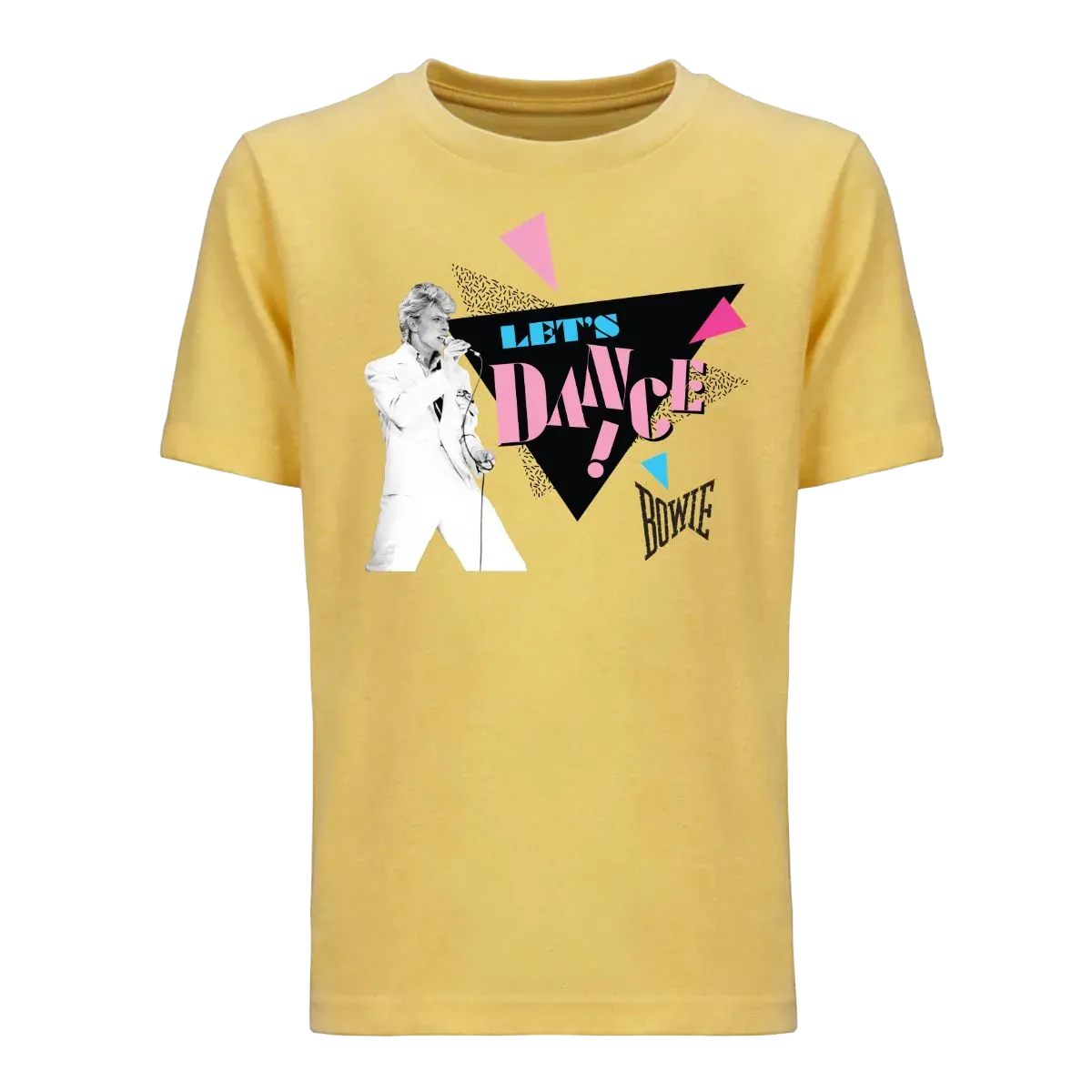 David Bowie Let's Dance Vice Youth T-Shirt - Yellow