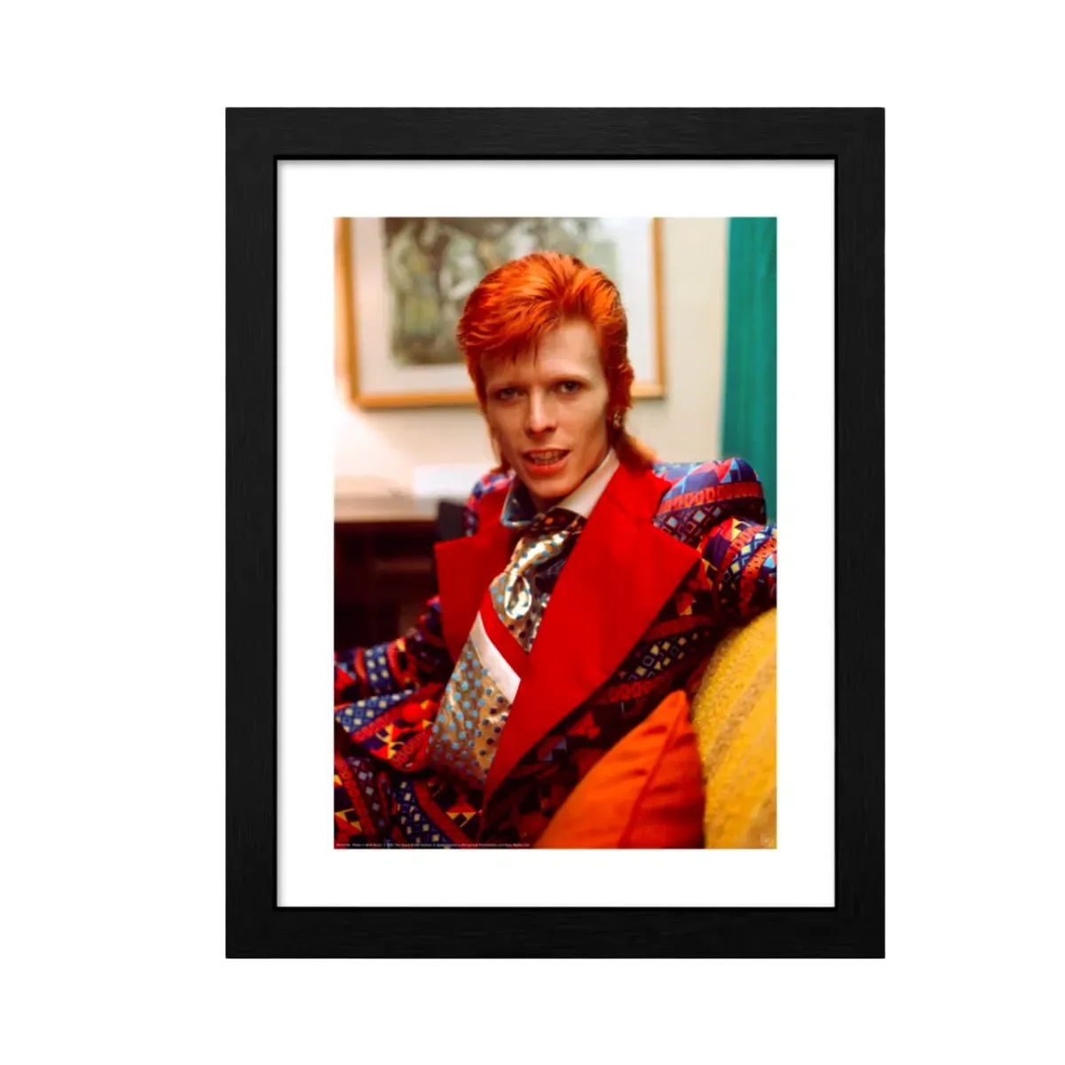 David Bowie Mick Rock 30 X 40cm Framed Collector Print