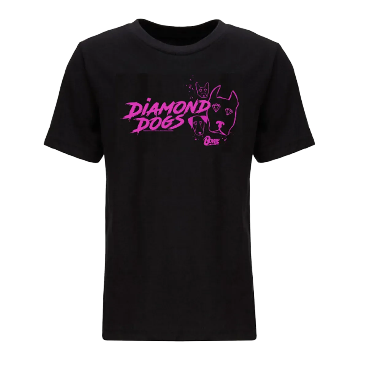 David Bowie Pink Logo Diamond Dogs Rad Youth T-Shirt