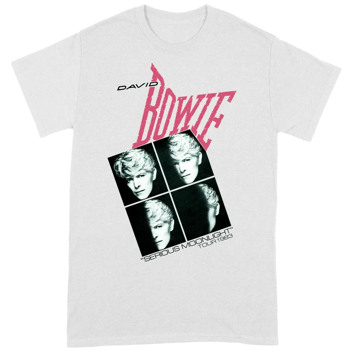 David Bowie Serious Moonlight Tour T Shirt