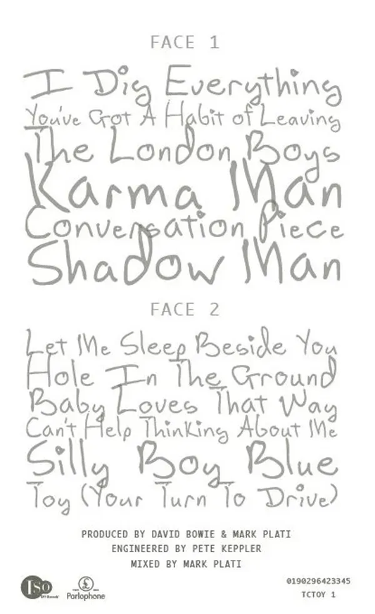 David Bowie TOY Cassette