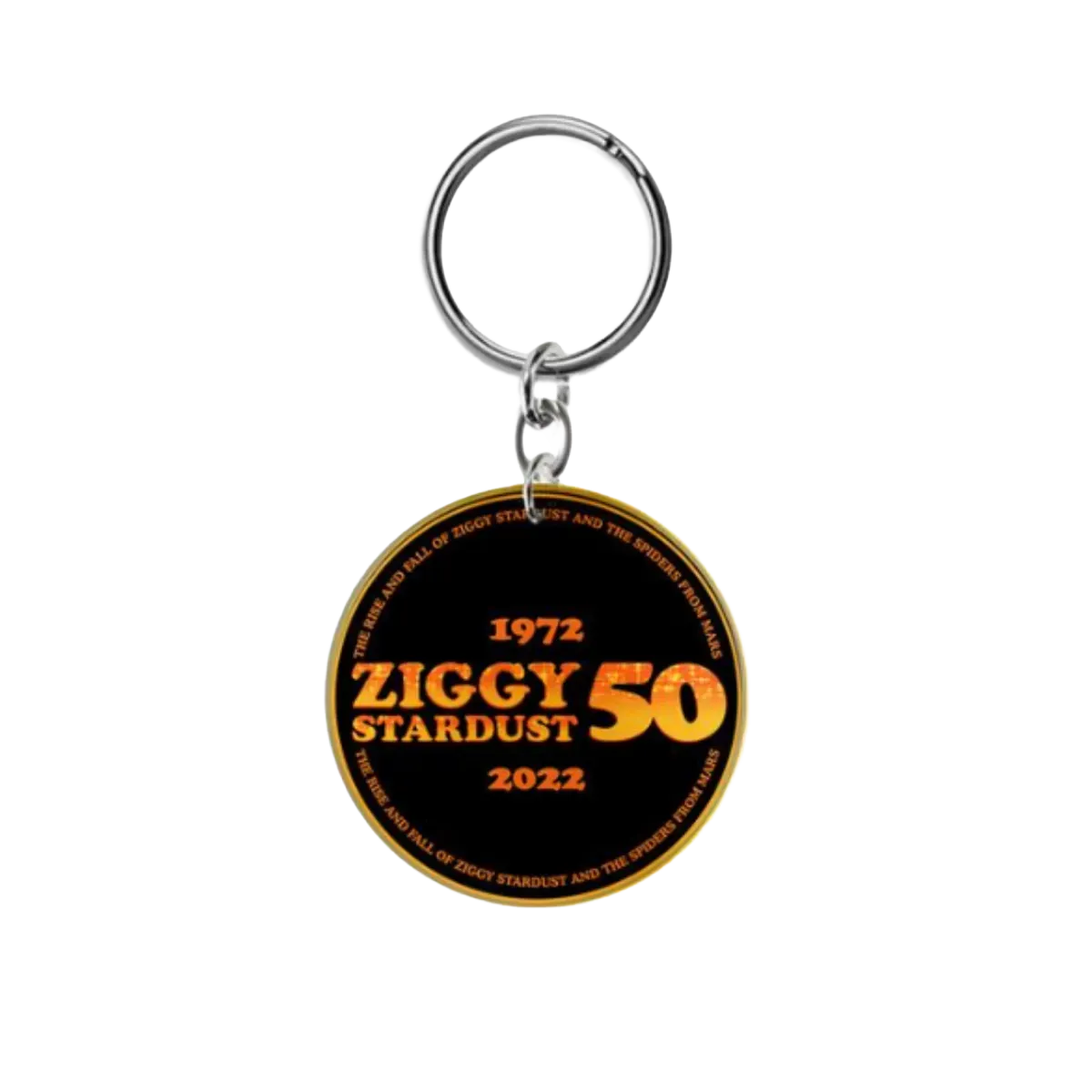 David Bowie Ziggy Stardust 50 Keyring