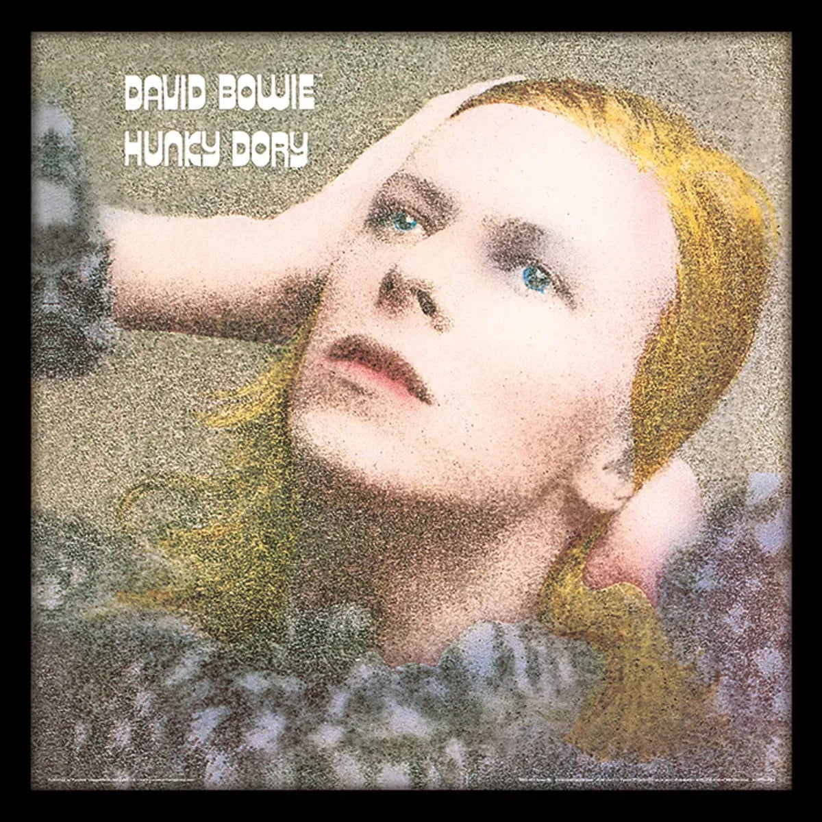 Hunky Dory 12" Album Cover Framed Print