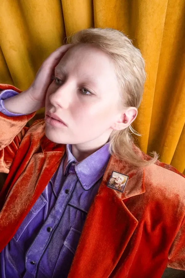 Hunky Dory Album Brooch