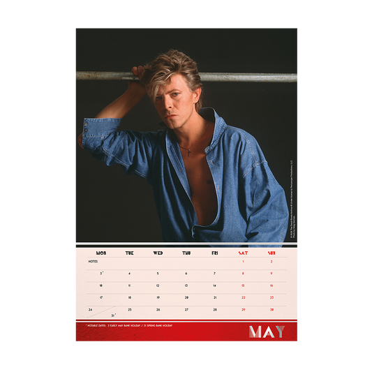 Official David Bowie 2027 A3 Calendar*
