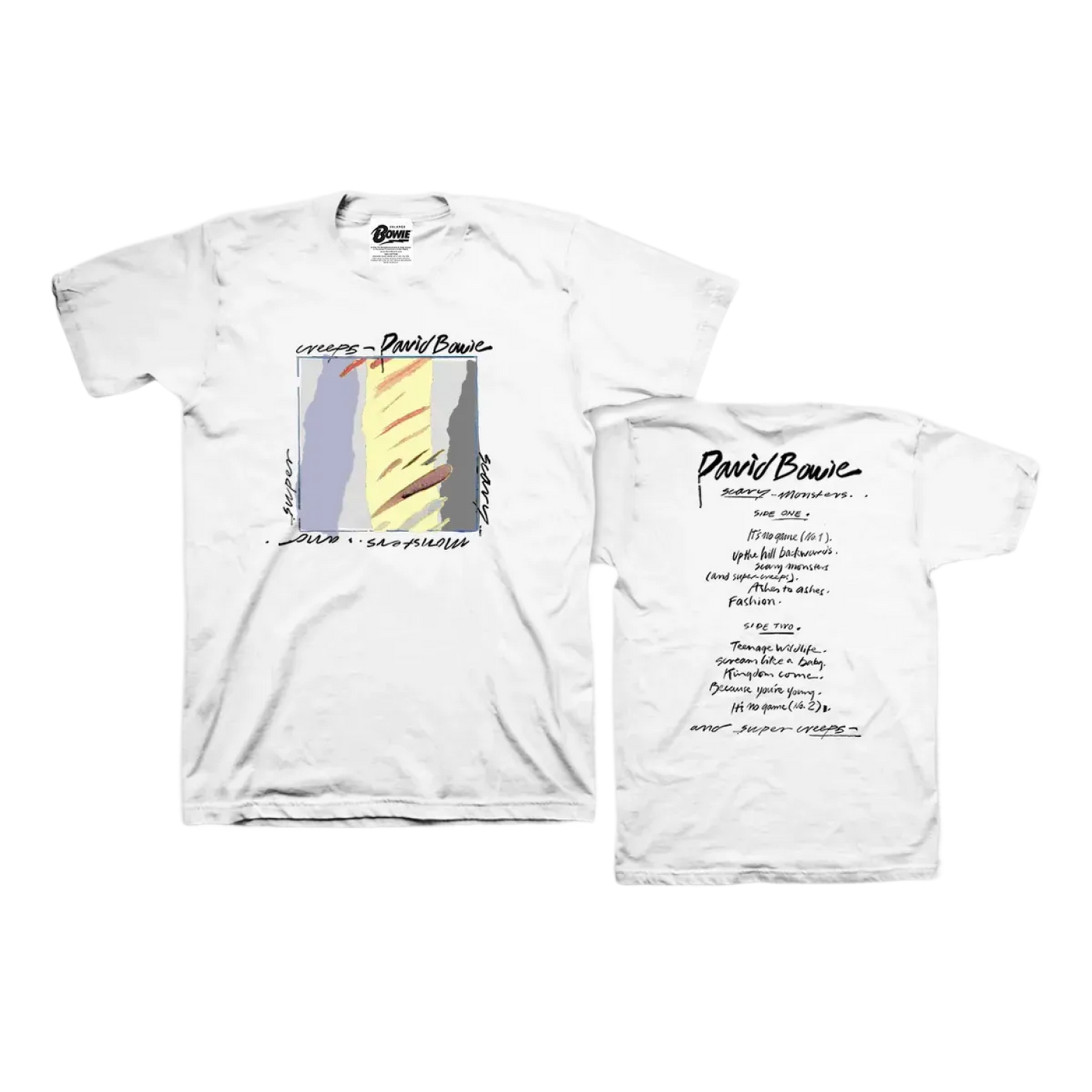 Scary Monsters 40th Anniversary White T-Shirt