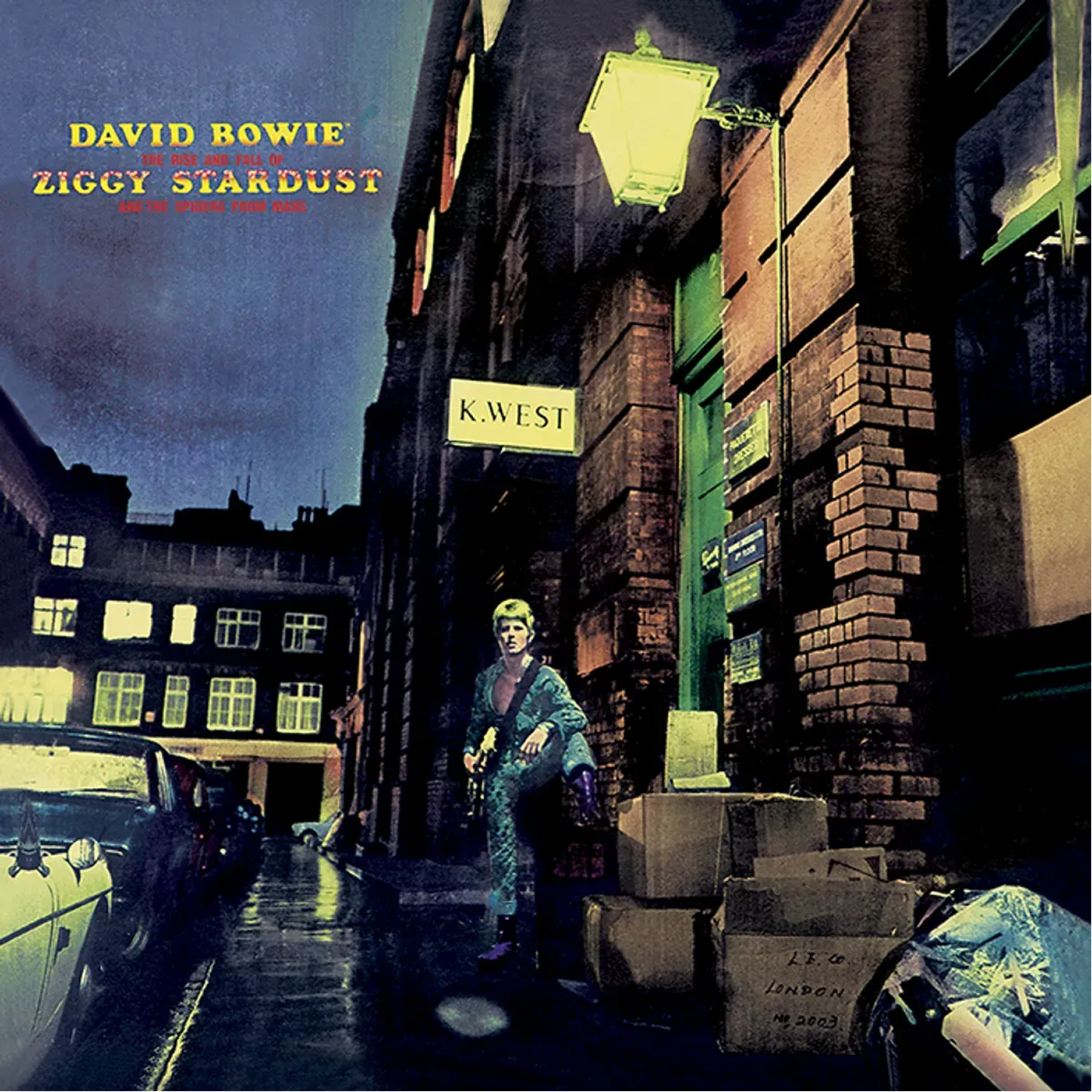 Ziggy Stardust 40 x 40cm Canvas Print