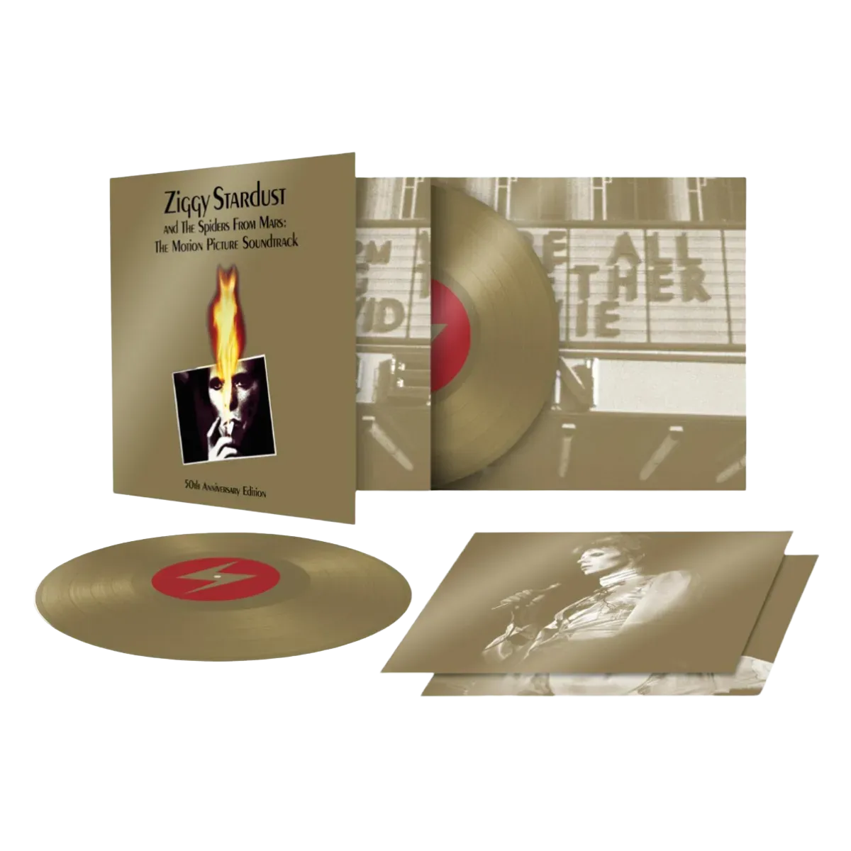 Ziggy Stardust and The Spiders From Mars 50th Anniversary Gold 2LP