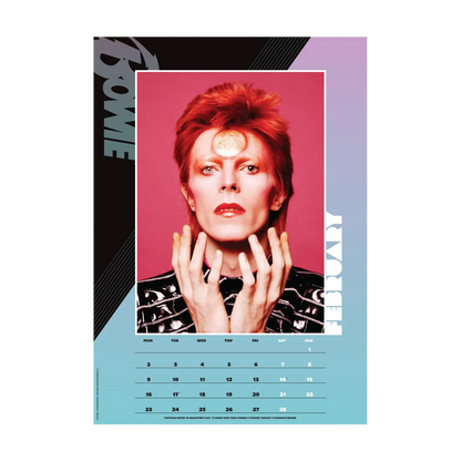 Bowie 16 Month A3 2026 Calendar