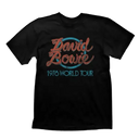 Bowie 1978 World Tour Logo Black T-Shirt