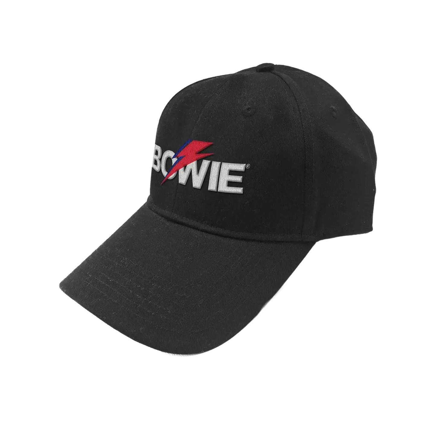Bowie Aladdin Sane Bolt Logo Black Baseball Cap