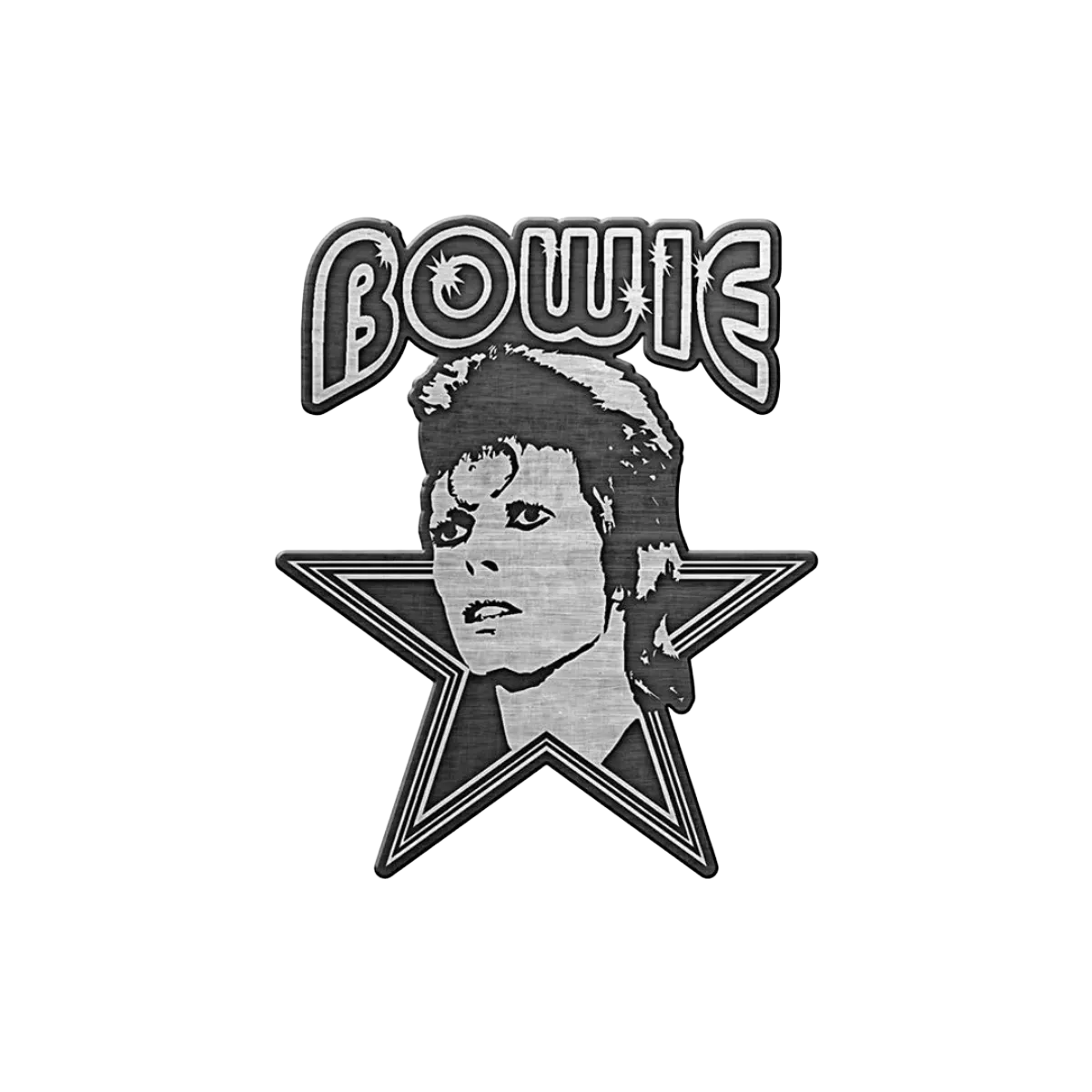 Bowie Aladdin Sane Pin Badge