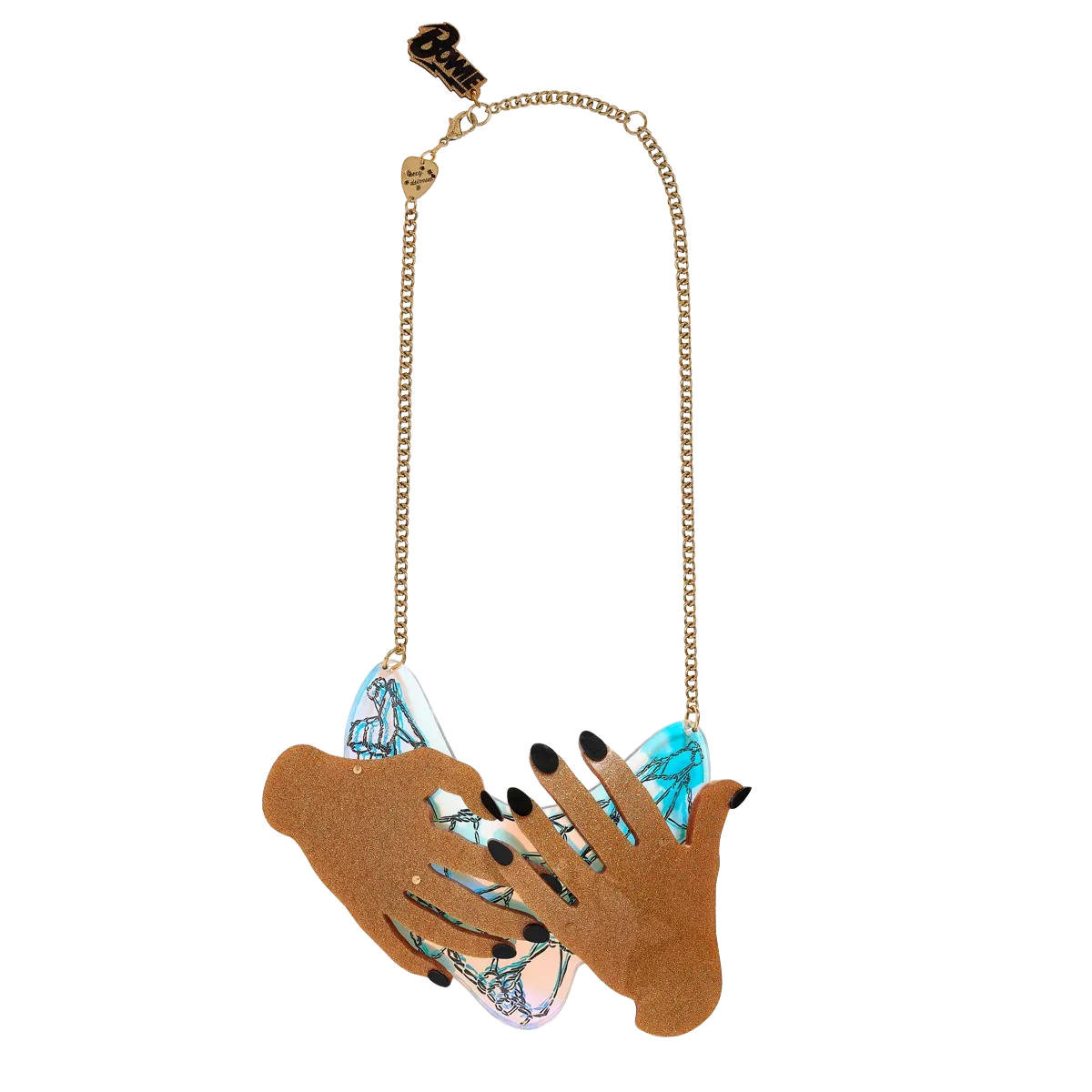 Bowie Hands Necklace