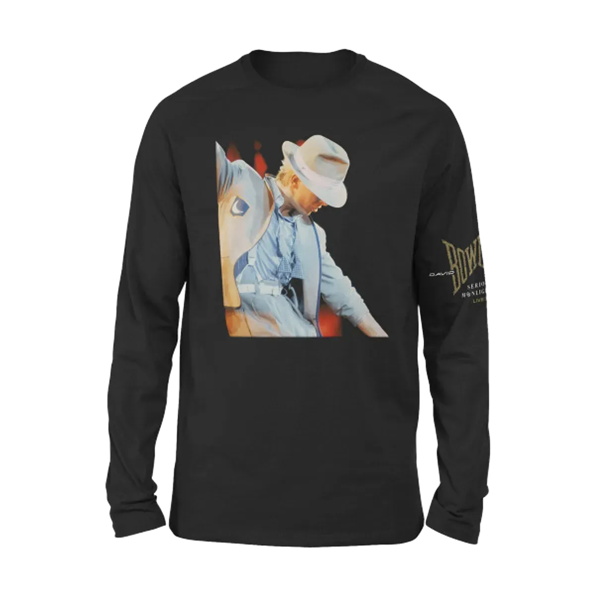 Bowie Serious Moonlight '83 Longsleeve T-shirt