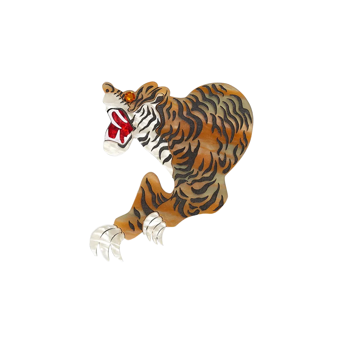 Bowie Tiger Brooch
