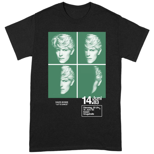 David Bowie 1983 Concert Poster T Shirt