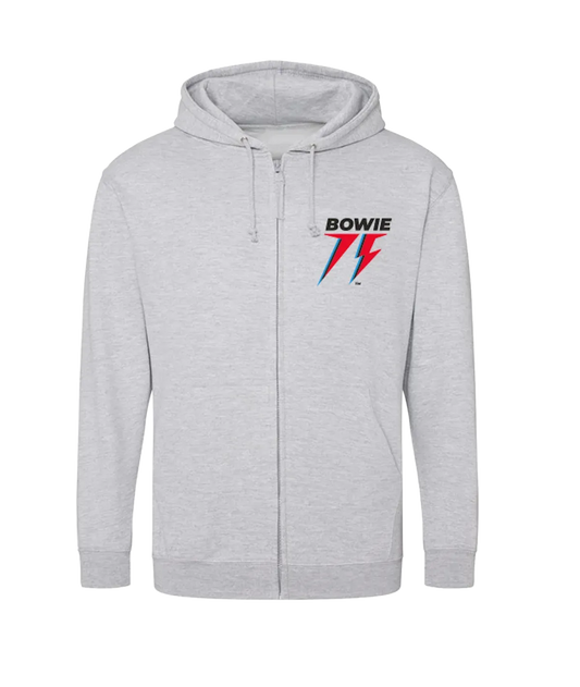 David Bowie 75 Zip Hoodie