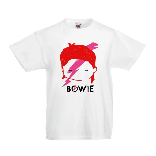 David Bowie Aladdin Sane Lightning Bolt Sketch T Shirt