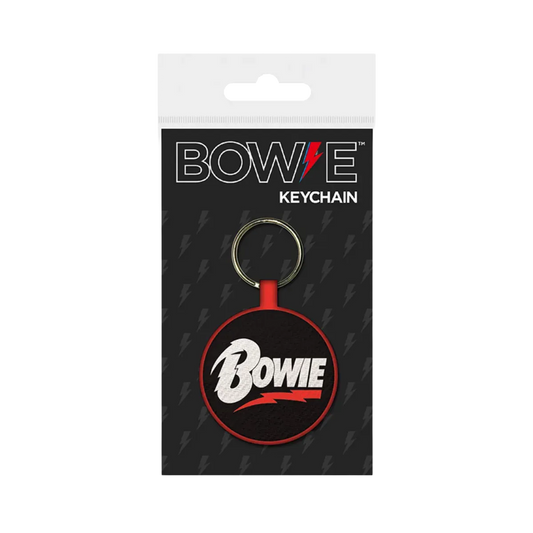 David Bowie Aladdin Sane Woven Keychain