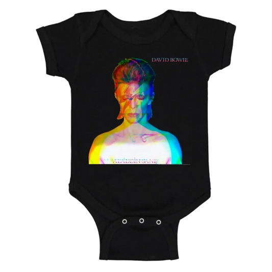 David Bowie Aladdin Split Logo Newborn/Infant Onesie