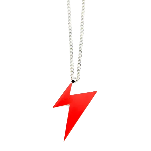 David Bowie Bolt Necklace