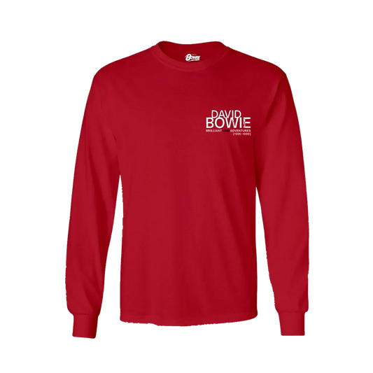 David Bowie Brilliant Live Adventures Red Longsleeve T-Shirt