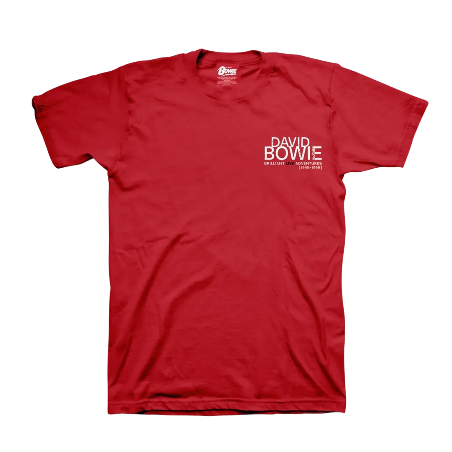 David Bowie Brilliant Live Adventures Red T-Shirt