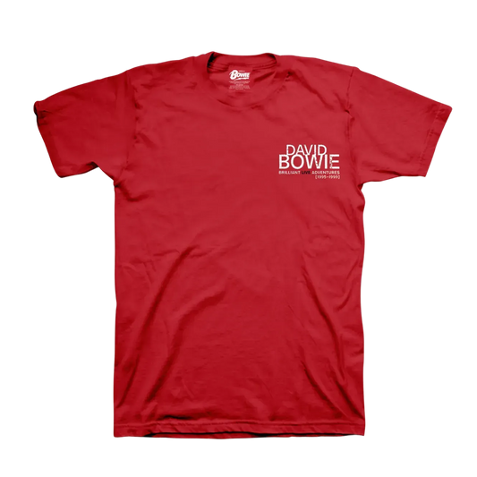 David Bowie Brilliant Live Adventures Red T-Shirt