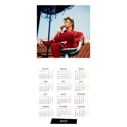 Official David Bowie Collector’s Edition 2027 Calendar*