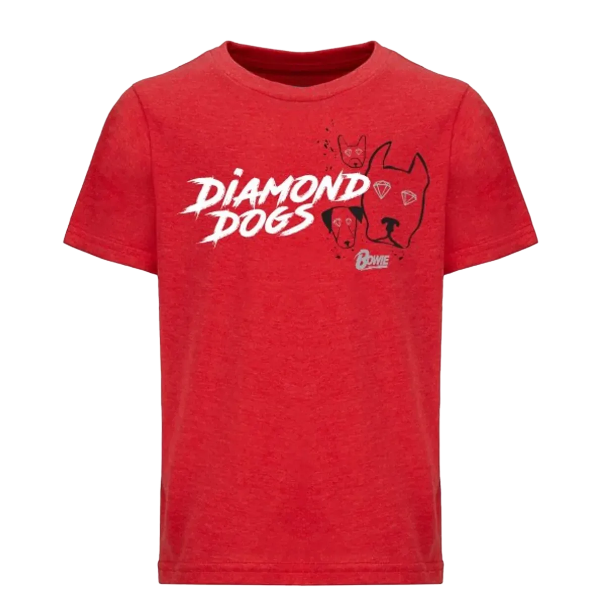 David Bowie Diamond Dogs Rad Youth T-Shirt - Red