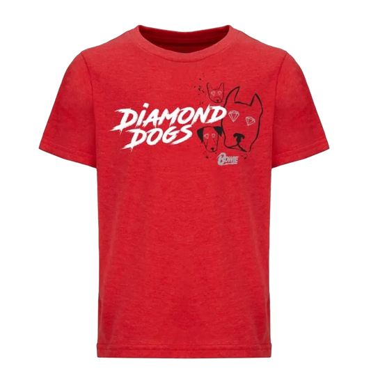David Bowie Diamond Dogs Rad Youth T-Shirt - Red