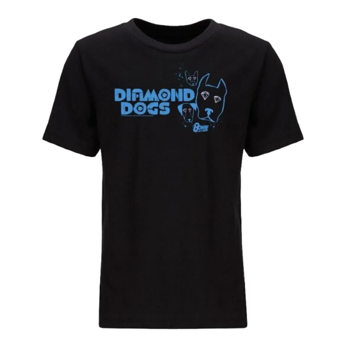David Bowie Diamond Eyes Youth T-Shirt - Black
