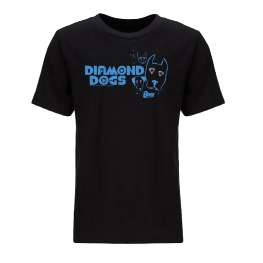 David Bowie Diamond Eyes Youth T-Shirt - Black