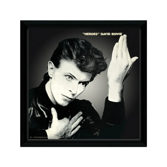David Bowie Heroes 30 x 30cm Framed Collector Print