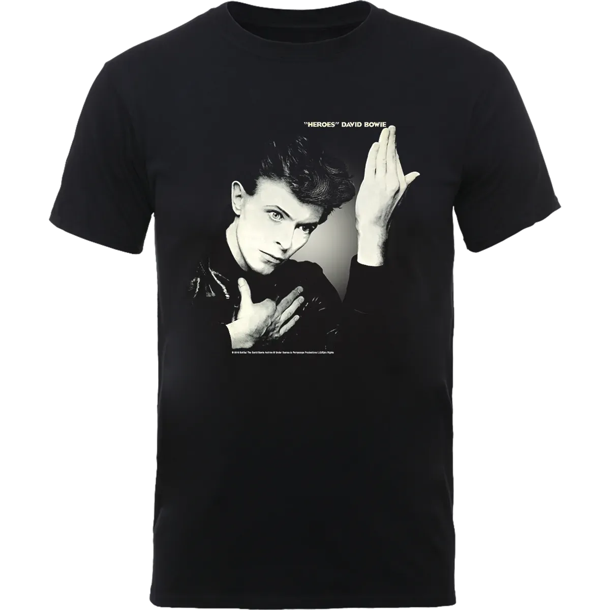 David Bowie "Heroes" Album Cover T Shirt