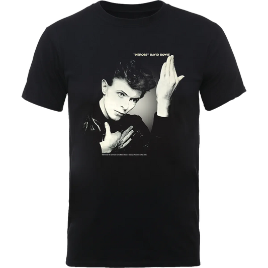 David Bowie "Heroes" Album Cover T Shirt