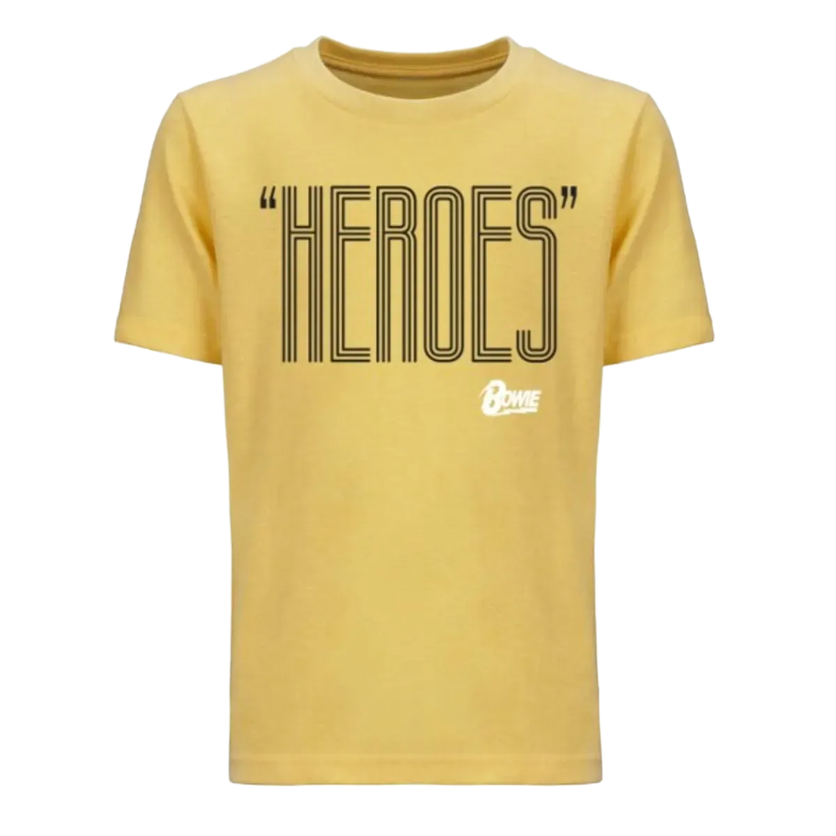 David Bowie Heroes Black/White Youth T-Shirt