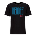 David Bowie Heroes Blue/Red Youth T-Shirt