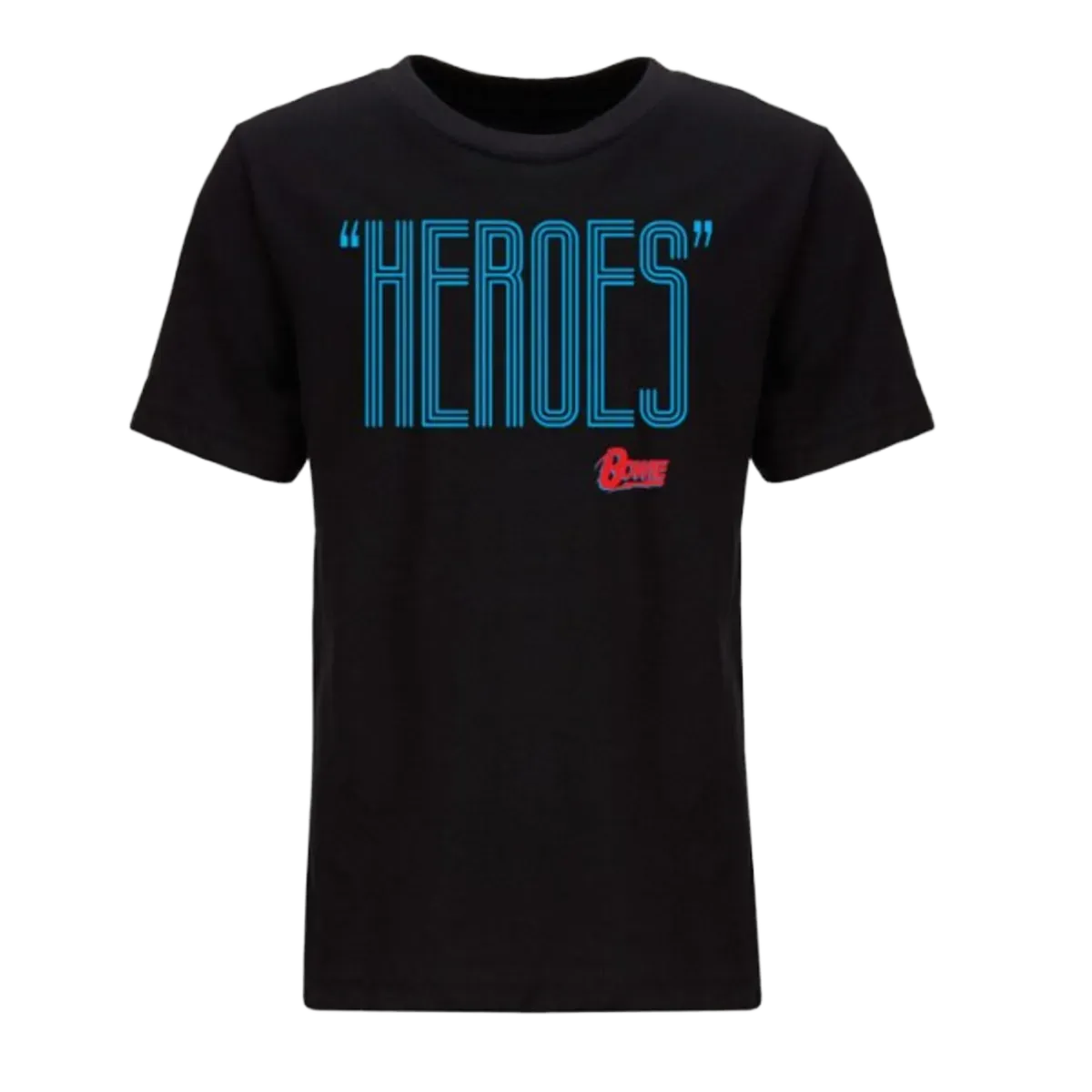 David Bowie Heroes Blue/Red Youth T-Shirt