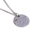 David Bowie "I Don't Know Where I'm Going From Here" Quote Necklace