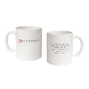 David Bowie I Don't Know White Mug
