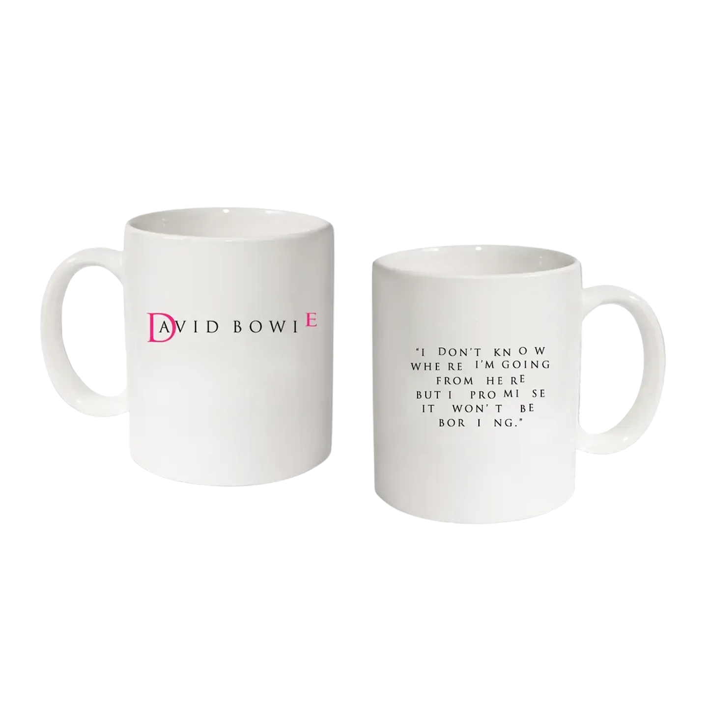 David Bowie I Don't Know White Mug