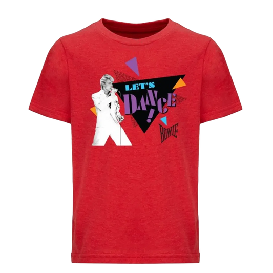 David Bowie Lets Dance Vice Youth T-Shirt - Red