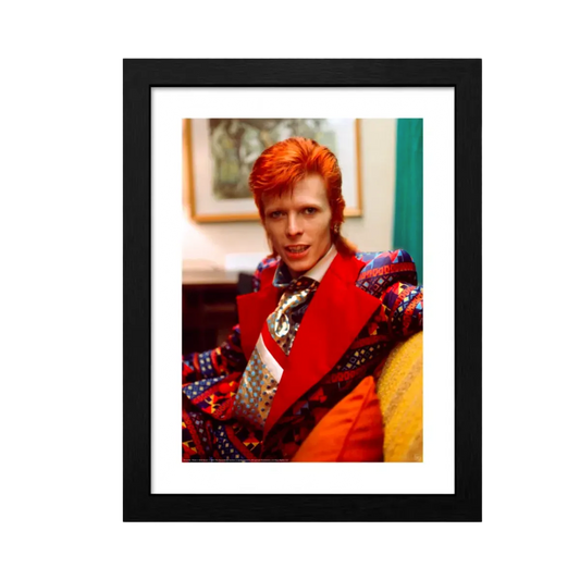 David Bowie Mick Rock 30 X 40cm Framed Collector Print